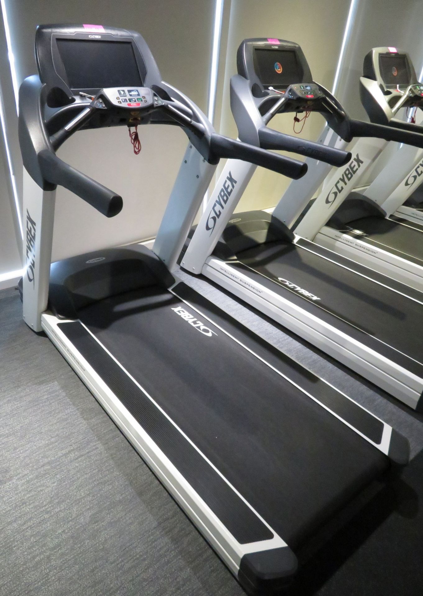 Cybex Treadmill Model: 625T, Working Condition With TV Display Monitor. - Image 3 of 8