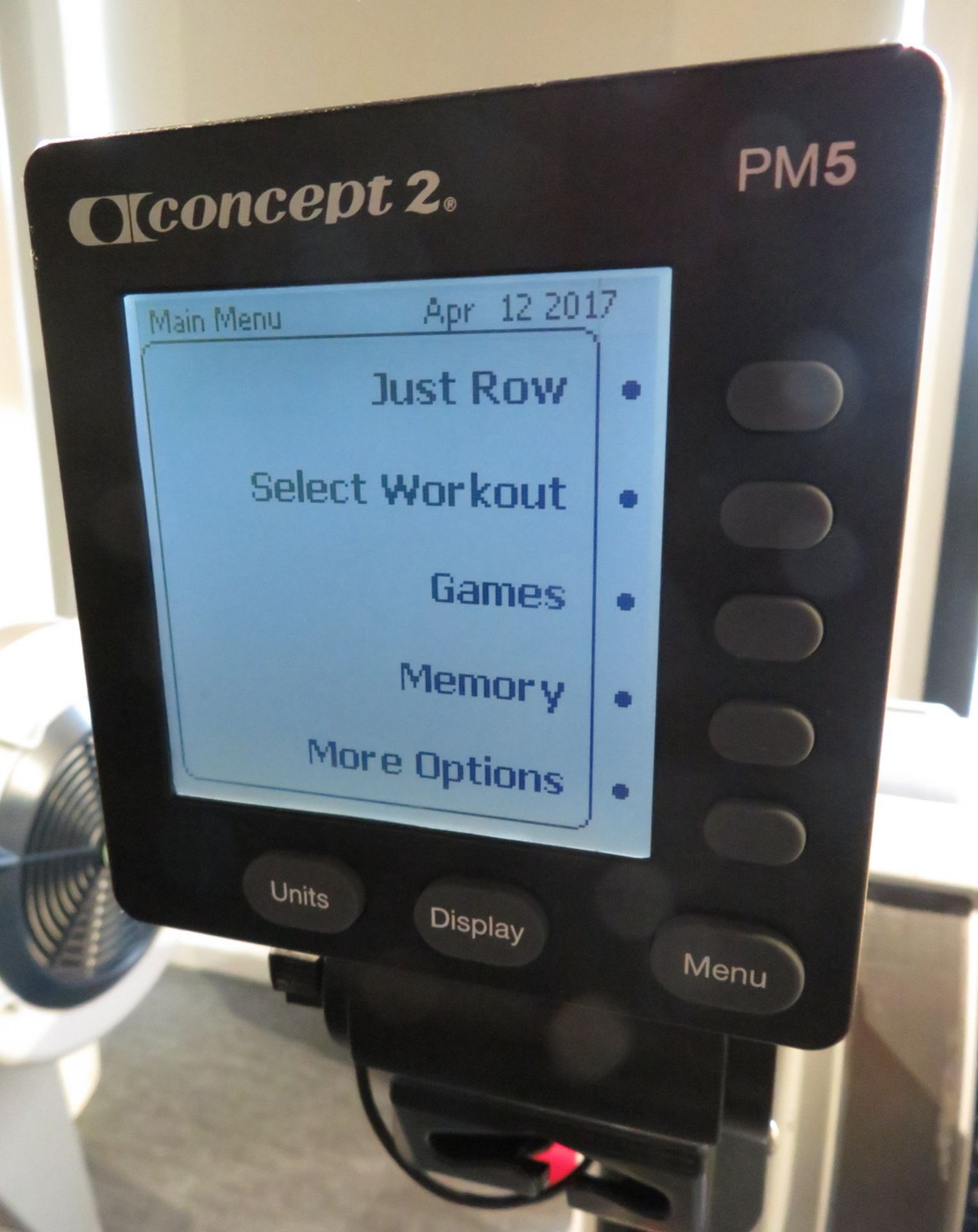 Concept 2 Indoor Rower Model E, Complete With PM5 Display Console. - Image 7 of 8