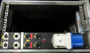 Blue Flight Case with Splitter L520xW300xH680mm.