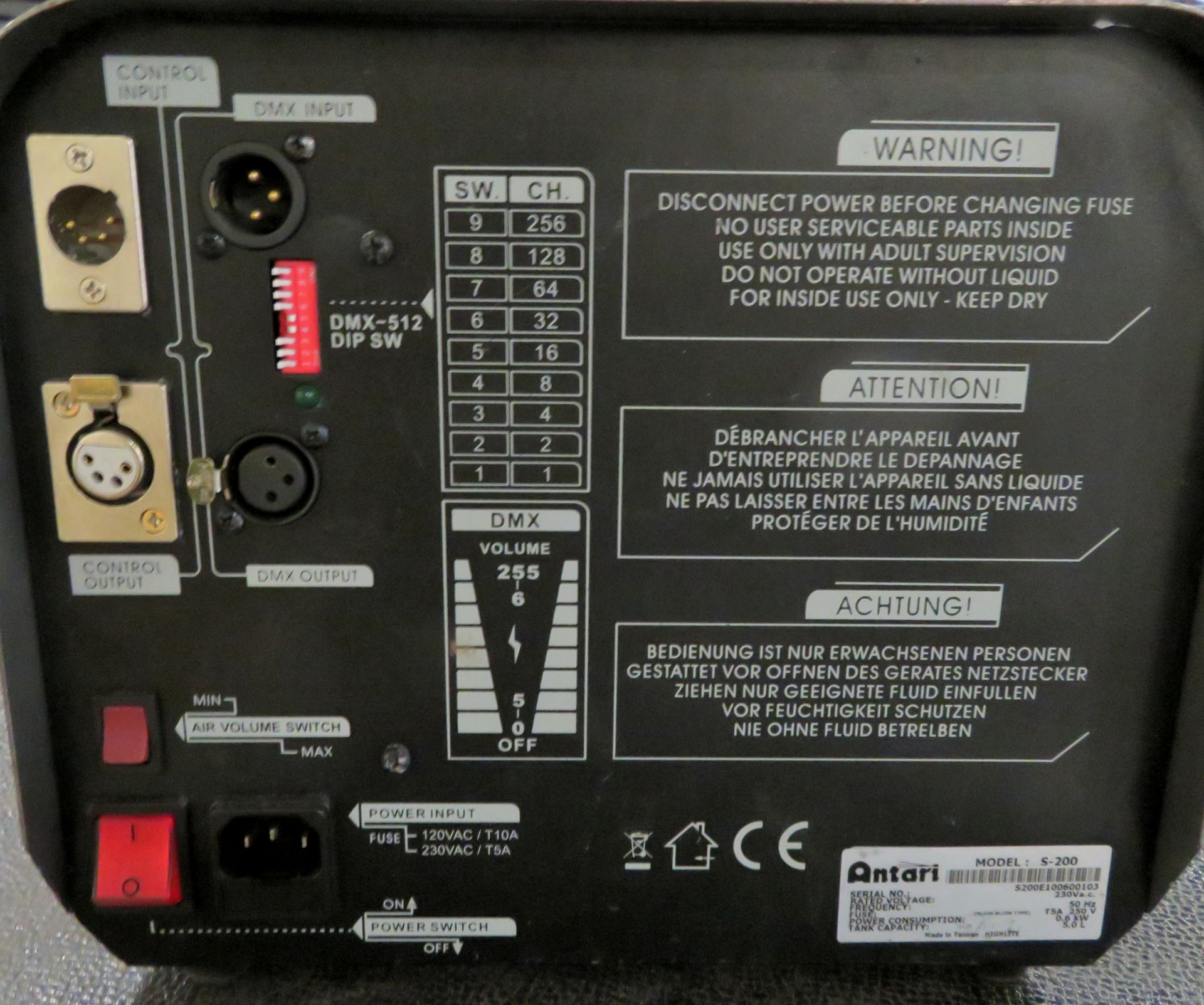 Antair S 200 Snow Machine & DMX Controller. - Image 2 of 4