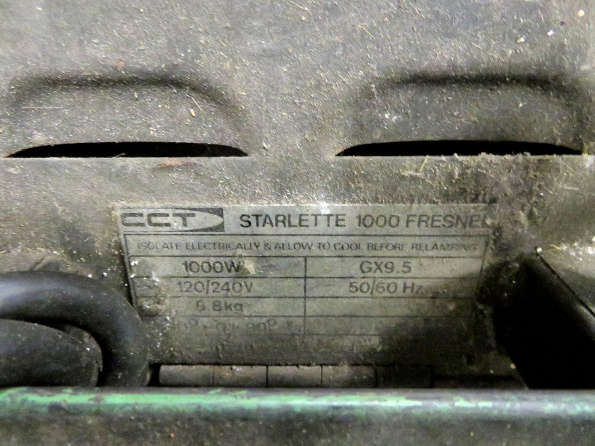 2x CCT Starlette 1000FR Starlette Fresnels. - Image 3 of 3