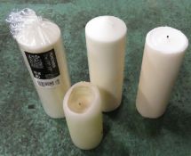 Box of Pillar Candles.