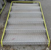 3ft Steeldeck Steps (Chequer Plate).