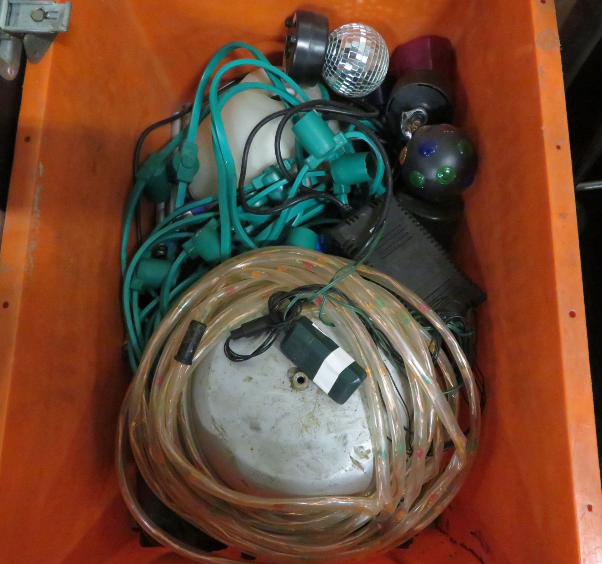 Orange Crate Containing Emergency Light Fittings and Exit Signs. - Image 4 of 4