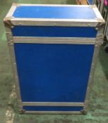 Blue Flight Case L250xW520xH770mm.