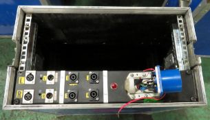 Blue Flight Case with Splitter L520xW300xH680mm.