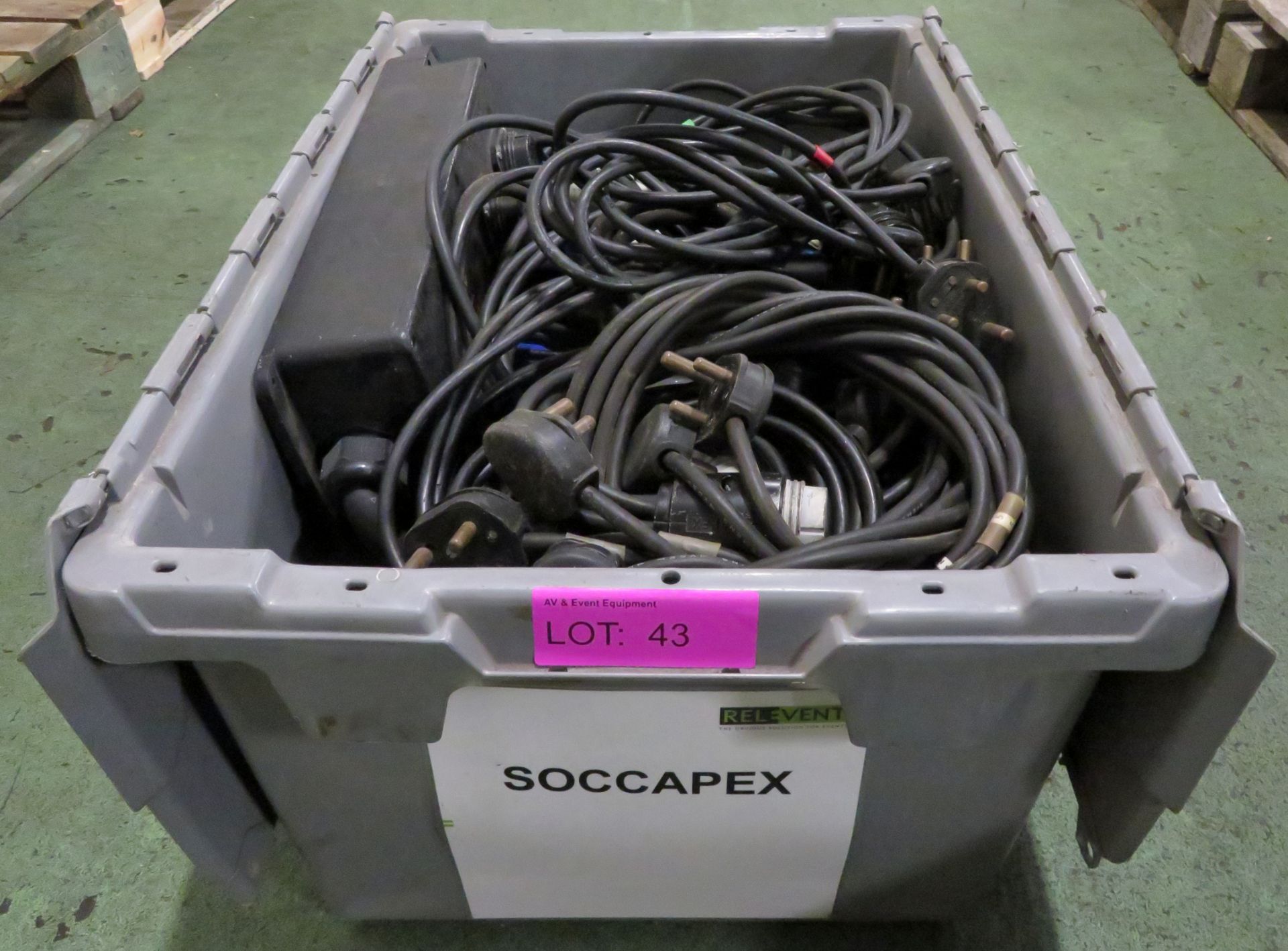 Grey Crate Containing Socapex Breakouts.