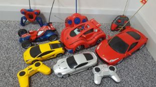 Various remote control cars Toys