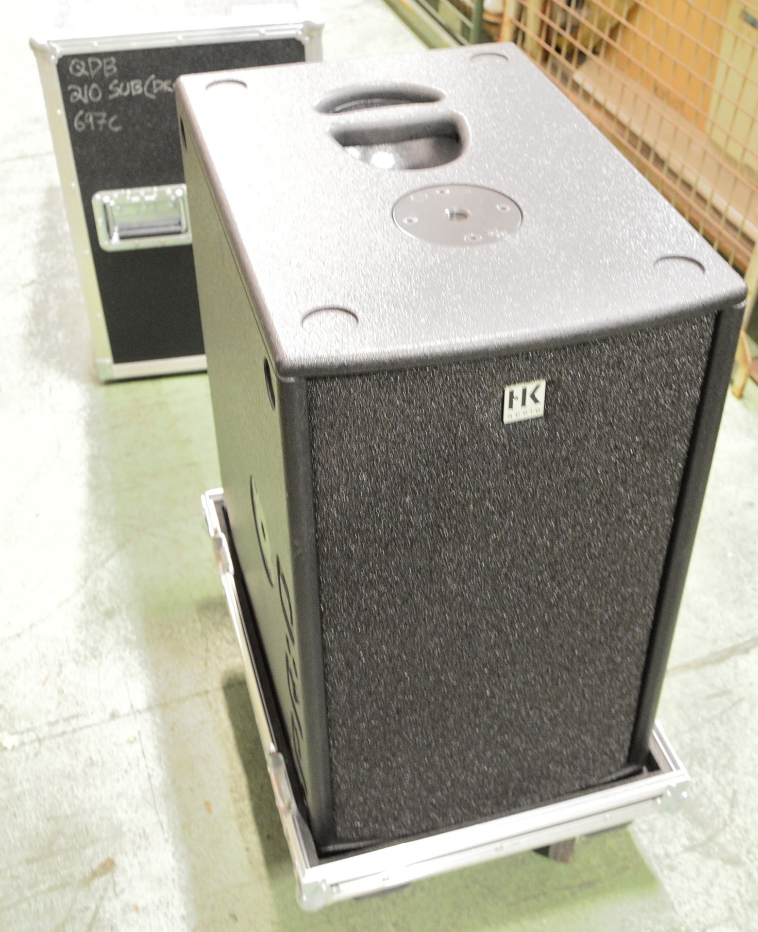 HK Audio 210 Active Sub Speaker In Case - Image 2 of 4