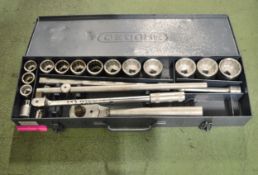 Socket Wrench Set Imperial 3/4 inch