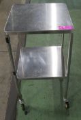 Stainless Steel Mobile Trolley L450 x W450 x H850mm