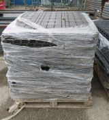 Pallet of Rola Trac flooring sections