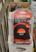 12x Dekton 5M tape measures