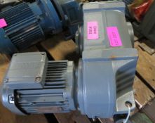 Sew Euro drive motor assembly FA77 / G DRE 90LA 1.5kW