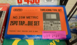 Draper 25M metric tap & die set