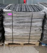 Pallet of plastic ground protection sections
