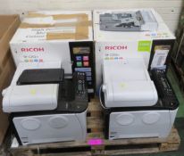 2x Ricoh SP C252sf Print/Fax/Scan Multi Colour printers