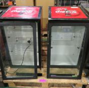 2x Coca Cola drinks fridges - as spares