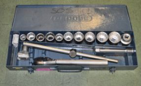 Socket Wrench Set Imperial 3/4 inch
