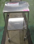 Stainless Steel Mobile Trolley L450 x W450 x H850mm