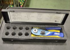 DMC AFM8 Crimping Tool + Case