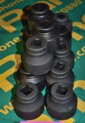 13x Wrench Impact Socket 3/4in 45mm