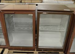 2x single door display fridges