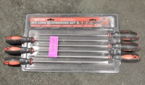 Dekton 6 piece long handled screwdriver set
