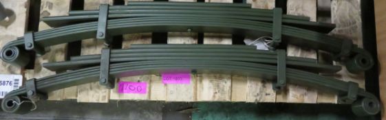 2x Vehicle leaf springs