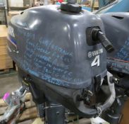 Yanmar 4 Outboard Motor 4 Stroke - standing frame NOT INCLUDED