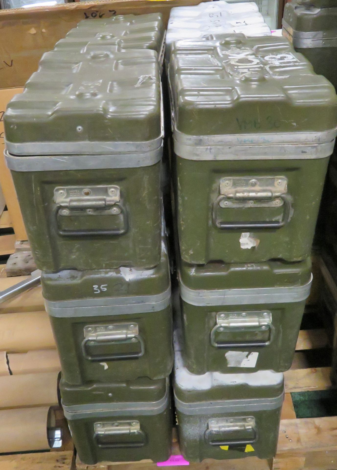 12x Tool Boxes Portable Empty L460 x W280 x H340mm