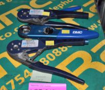 3x Various Crimping Tools M22520/1-01