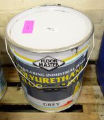 Floor master hard wearing polyurethane floor paint grey - 20 ltr