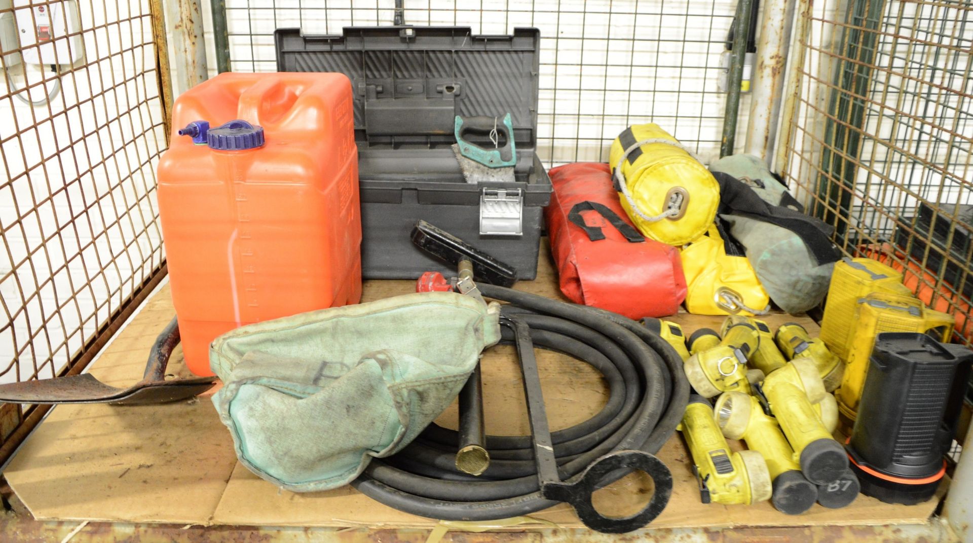 Various Domestic -Torches, Stirrip Pump, Tools, Fuel Can