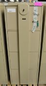 4 Drawer Key Lock Bar Filing Cabinet L 470 x W 660 x H 1320 mm