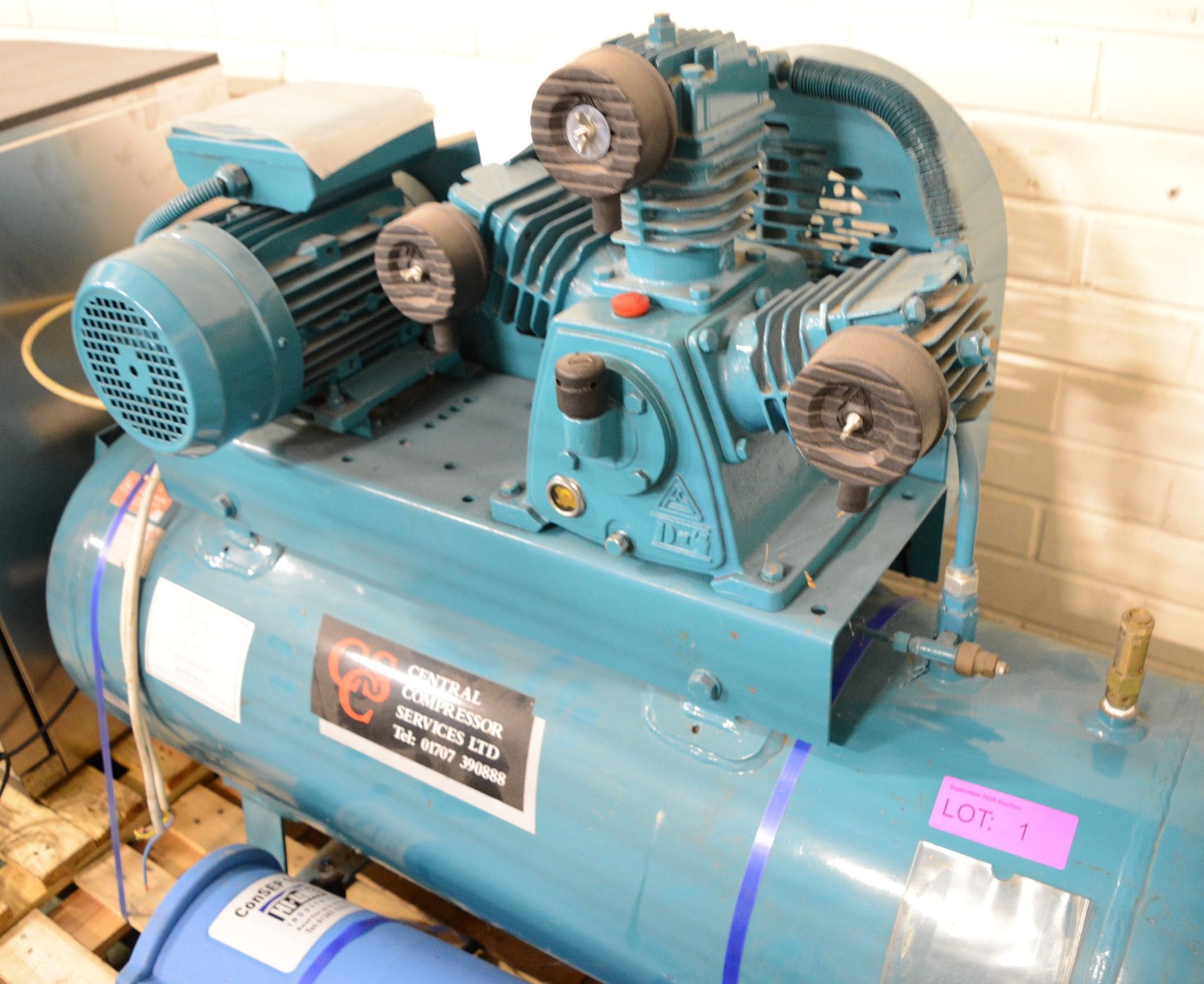 Cental Air Compressor BN Se 286 PT1 150psi 50 Litre Tank - Image 4 of 5