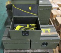 3x Empty Tool Boxes L500 xW400 xH320mm