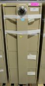 4 Drawer Combination Lock Filing Cabinet L 470 x W 620 x H 1320mm