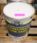 Floor master hard wearing polyurethane floor paint grey - 20 ltr