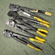 4x AMP P.I.G.D 12-10 Terminal Crimping Tool