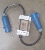 32amp 1 phase inline RCD