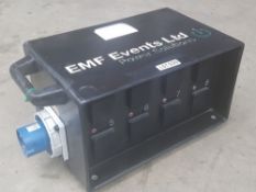 63amp 1 phase incomer distribution box