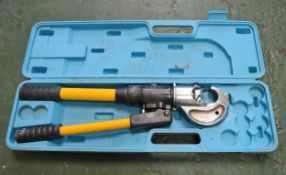 Heavy Duty Hydraulic Cable Clamping Tool in Case.