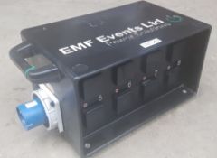 63amp 1 phase incomer distribution box