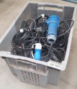 Crate of IEC leads