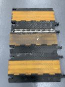 3 x Yellow Jacket 3 Channel Heavy Duty Cable Ramp Sections (95)