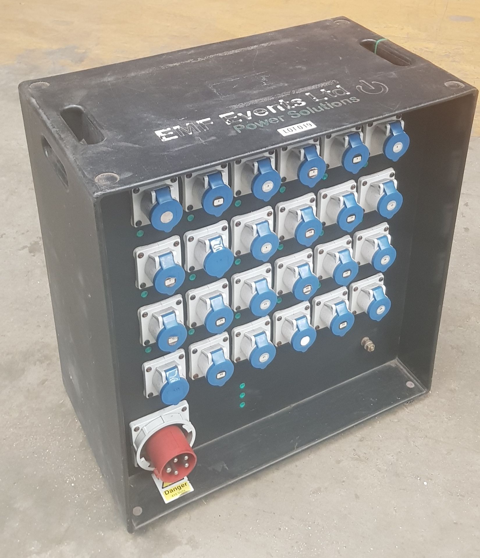 63amp 3 phase incomer distribution box