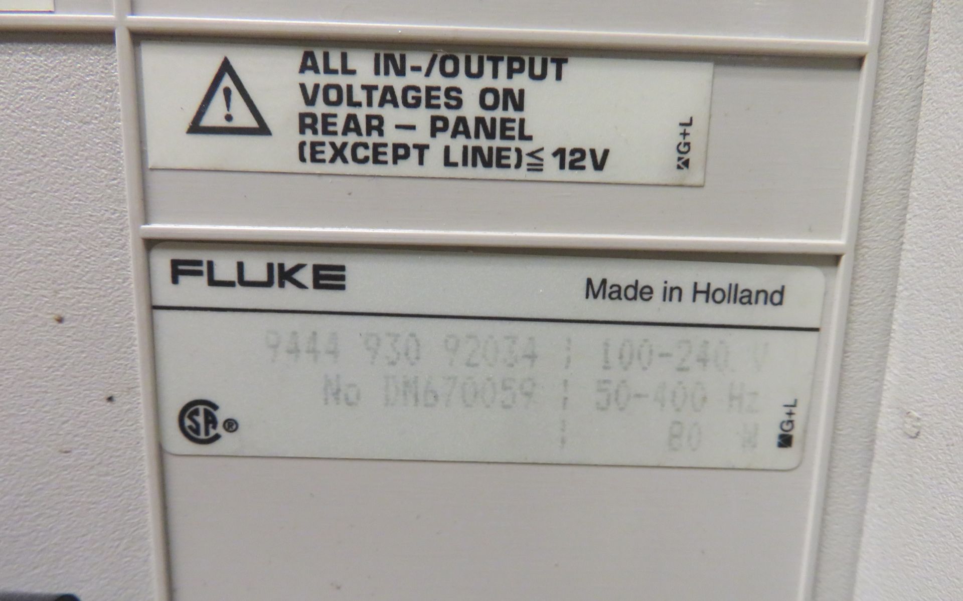 Fluke Oscilloscope Set 200MHz PM3092/004M. - Image 5 of 7