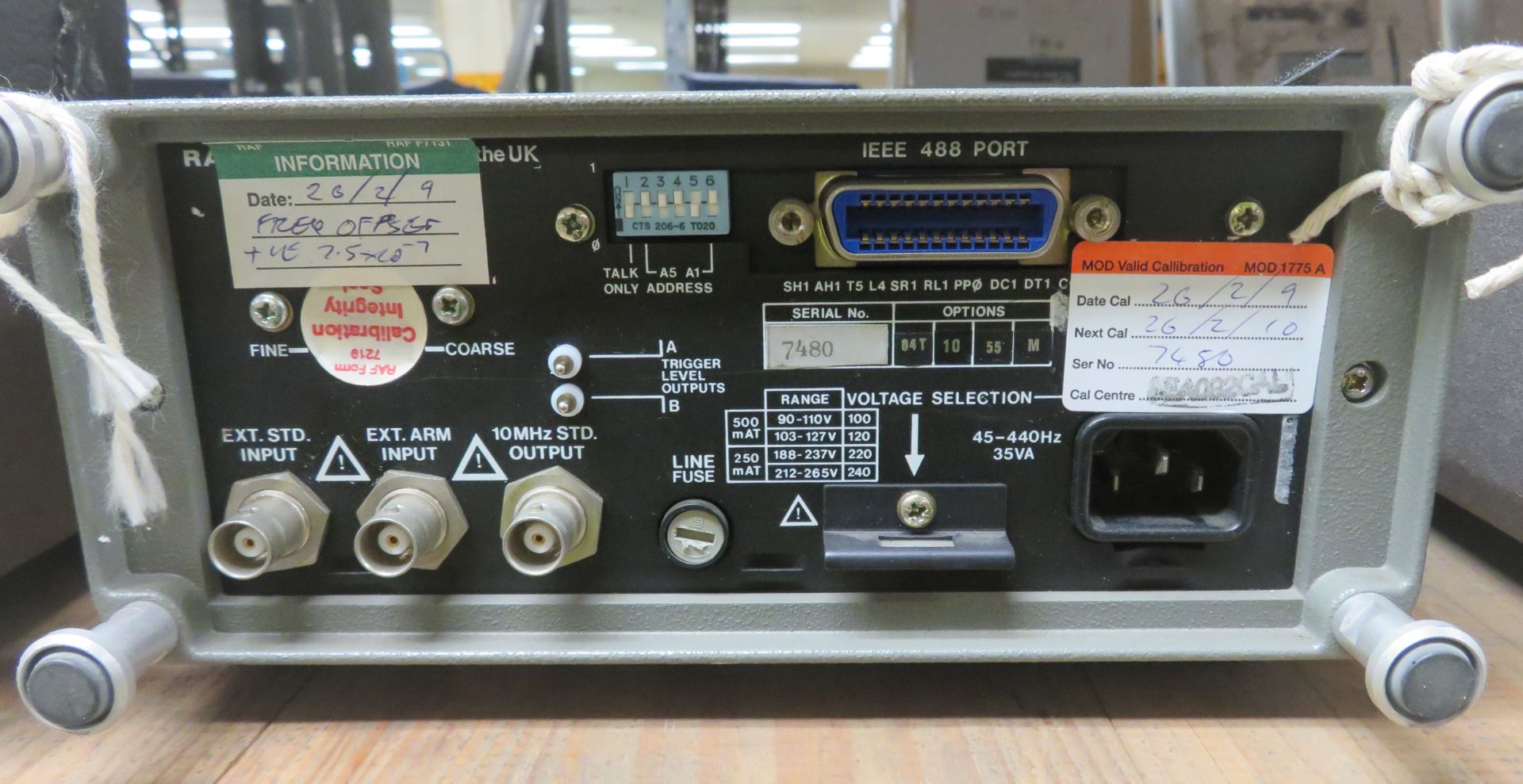 Racal-Dana 1991 Nanosecond Universal Counter 240V. - Image 4 of 4