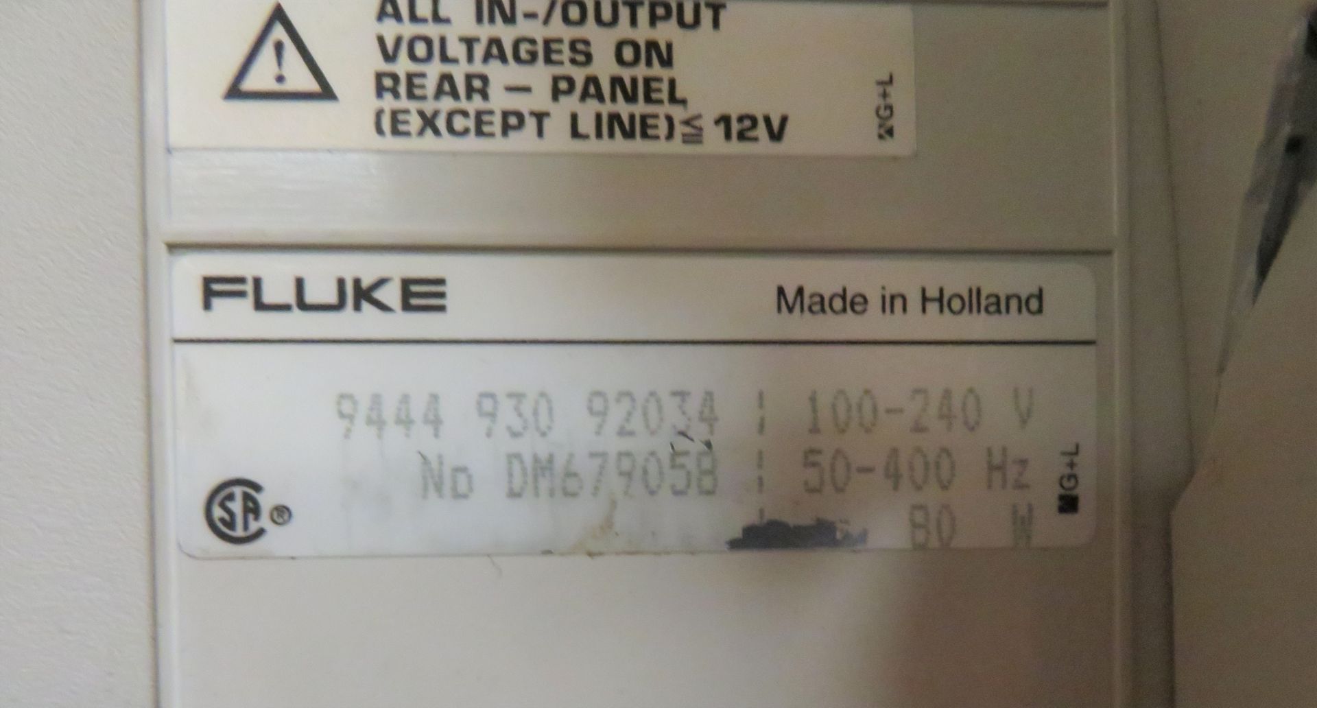 Fluke Oscilloscope Set 200MHz PM3092/004M. - Image 5 of 5